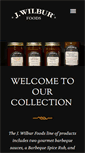 Mobile Screenshot of jwilburfoods.com