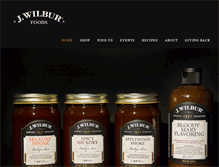 Tablet Screenshot of jwilburfoods.com